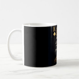 Regal Gold King of Spades Coffee Mok. Koffiemok