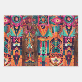 Regal Gold "Legacy of the Sun Empire" Aztec Wrap S Inpakpapier Vel