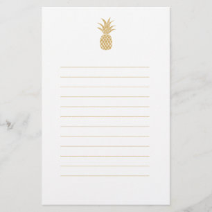 Regal Gold Pineapple Briefpapier