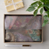 Regal Haan op  Bloemen Fauteuil Decoupage Tissuepapier (Geschenk)