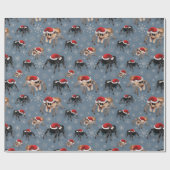 Regal Jumping Spider Phiddipus Regius Holiday Ice Cadeaupapier (Vlak)