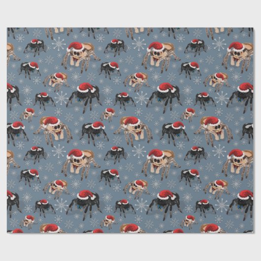 Regal Jumping Spider Phiddipus Regius Holiday Ice Cadeaupapier (Vlak)