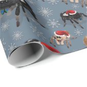 Regal Jumping Spider Phiddipus Regius Holiday Ice Cadeaupapier (Rol Hoek)