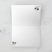 Regal Kerstmis Wenskaart Feestdagen Kaart (Binnen)