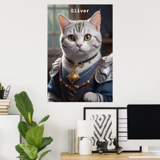 Regal Knight Amerikaanse Korthaar Kat Majestic Poster