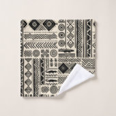 Regal Modern Mudcloth Design Bad Handdoek (Wasdoekje)