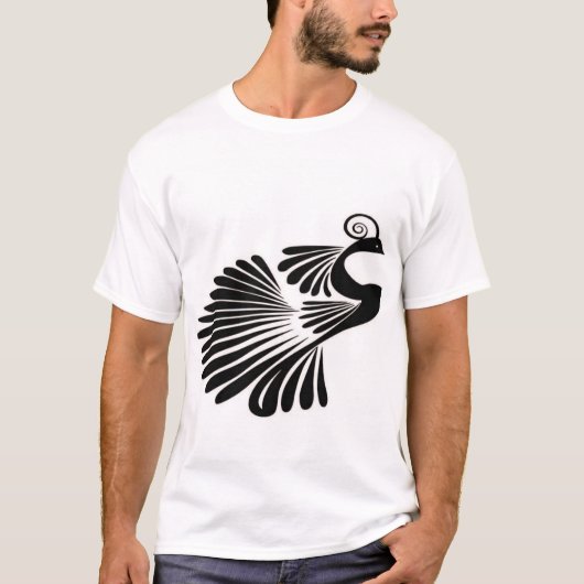 Regal Peacock Glory T-shirt Design (Voorkant)