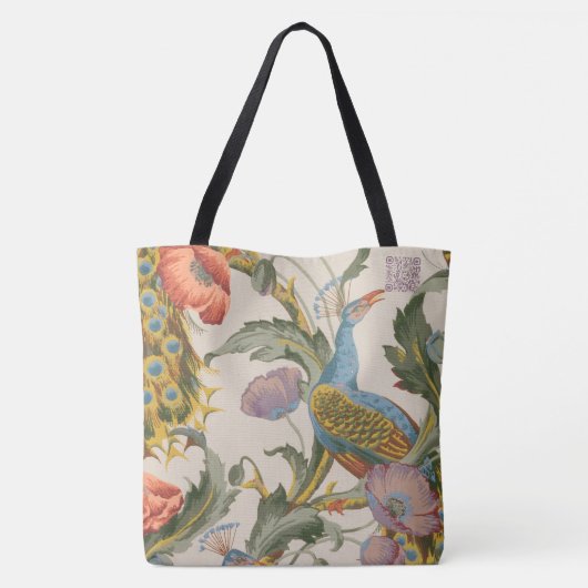 Regal Peacocks-Canvas tas (Achterkant)