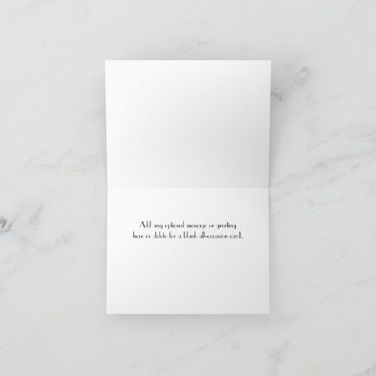 Regal Pelargonium Bloemen Collectible Groet Kaart (Binnen)