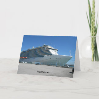 Regal Princess wenskaart Kaart