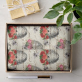 Regal Queen Bee, Beehive & Red Roses Tissuepapier (Geschenk)