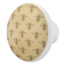 Regal Queen Bee op papier keramische romp Knop