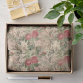 Regal Queen Bee & Red Roses op muziekblad Tissuepapier (Geschenk)