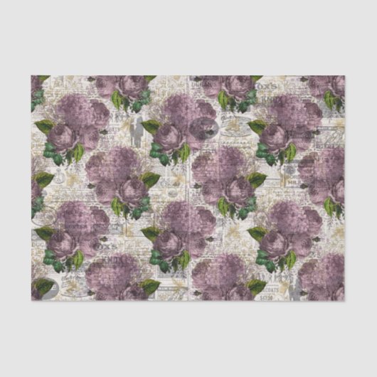 Regal Queen Bee W/Paars Roos  papier (Voorkant)