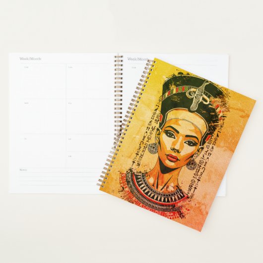 Regal Queen of Egypt - Art néo-pharaon moderne (Devant avec enveloppe)