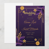 "Regal Radiance, Liefde in Lavendel." Kaart (Voorkant / Achterkant)