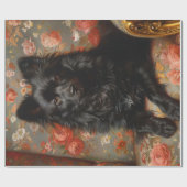 Regal Schipperke Dog Decoupage Cadeaupapier (Vlak)