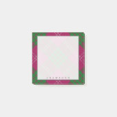 Regal Scottish Clan Crawford Tartan Post-it® Notes (Voorkant)