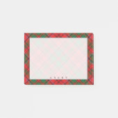 Regal Scottish Clan Grant Tartan Post-it® Notes (Voorkant)