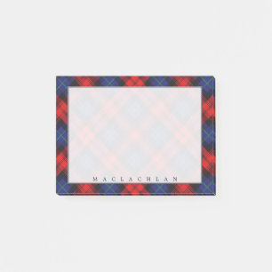 Regal Scottish Clan MacLachlan Tartan Post-it® Notes