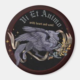 Regal Silver Griffin Magneet