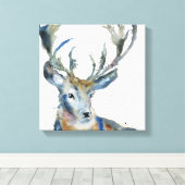 Regal Stag Canvas Afdruk (Insitu (Houten vloer))
