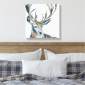 Regal Stag Canvas Afdruk (Insitu (Slaapkamer))