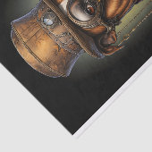 Regal Steampunk Bokser Hond Decoupage Rechts 117 Tissuepapier (Detail)