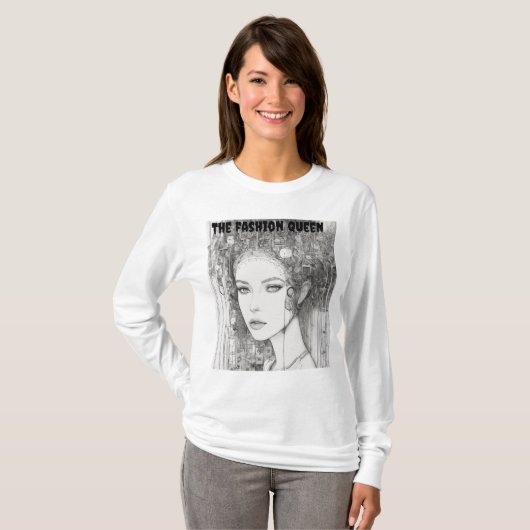 Regal Vogue en de Mode Koningin Kronieken T-shirt (Voorkant volledig)