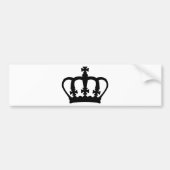 Regale kroon bumpersticker (Voorkant)
