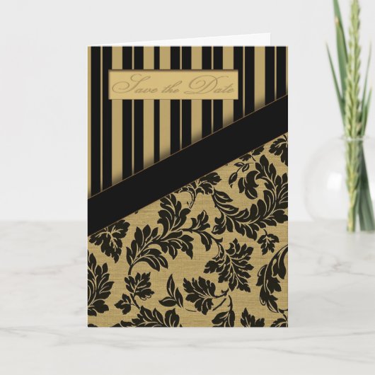 Regalia - Save the Date (Zwart/Tan) Aankondiging (Voorkant)