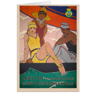 Regalo Cartel Cadiz Vintage Turismo