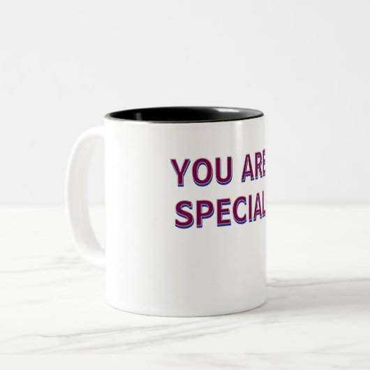 Regalo Personalizado Taza Eres Especial Tweekleurige Koffiemok (Voorkant links)