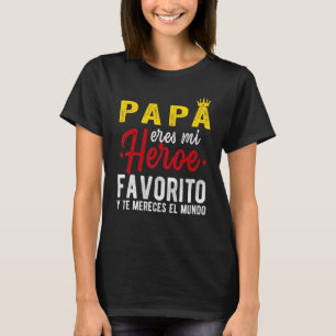 Regalos Para Papa Dia Del Padre Camiseta Mejor Pap T-shirt