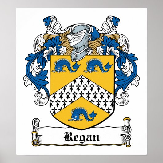Regan Family Crest Poster (Voorkant)