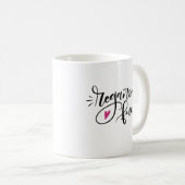 Regañona Fuel, met de hand geschreven Koffiemok (Voorkant rechts)