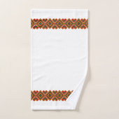Regard Broderie Imprimée Colorée (Serviette à main)