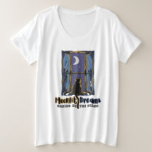 Regard céleste : Chat noir et Lune de croissant