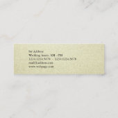 Regard chic de faux de prise de carte de fidélité (Dos)