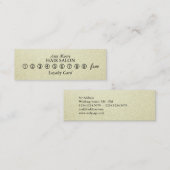 Regard chic de faux de prise de carte de fidélité (Devant / Derrière)