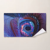 Regard de lumière oculaire cosmique (Serviette à main)