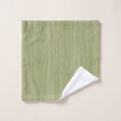 Regard du bois en bambou de grain de vert de (Gant de toilette)