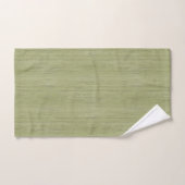Regard du bois en bambou de grain de vert de (Serviette à main)