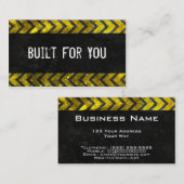 Regard grunge de carte d'entreprise de (Devant / Derrière)