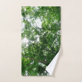 Regardant les arbres d'été (Serviette à main)