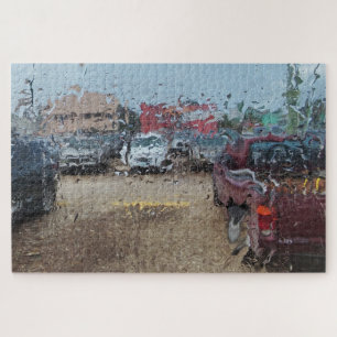 Regardant une journée floue Puzzle