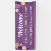 REGARDE ! Bannière de la Réunion de famille amusan (Vertical)