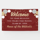 REGARDE ! Bannière Réunion Classe Confetti (Horizontal)