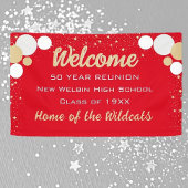 REGARDE ! Bannière Réunion Classe Confetti