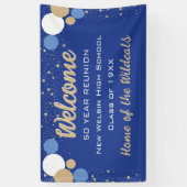 REGARDE ! Bannière Réunion Classe Confetti (Vertical)